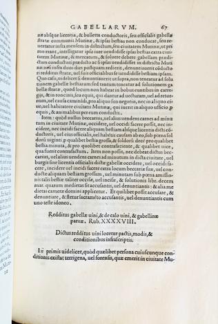 STATUTI E GRIDA. Gride ducali, provisioni, gratie et ragioni della città di Modena.