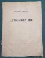 <strong>Autobiographie. Lettre à Verlaine.</strong> Avant-dire du Dr Edmond Bonniot.