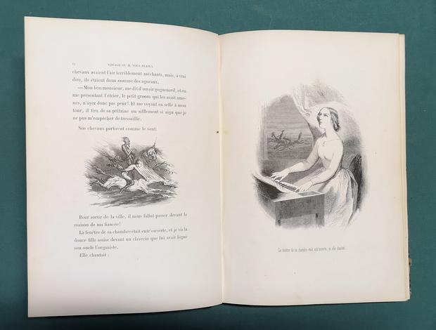 <strong>Voyage où il vous plaira. </strong>Par Tony Johannot, Alfred De Musset et P.-J. Stahl. 