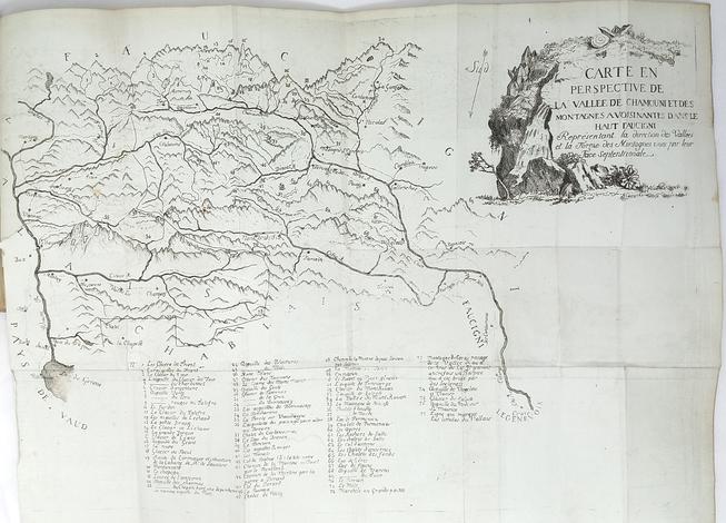 <p><strong>Itineraire de La Vallee de Chamonix,</strong> d'Une Partie Du Bas-Vallais Et Des Montagnes Avoisinantes </p>