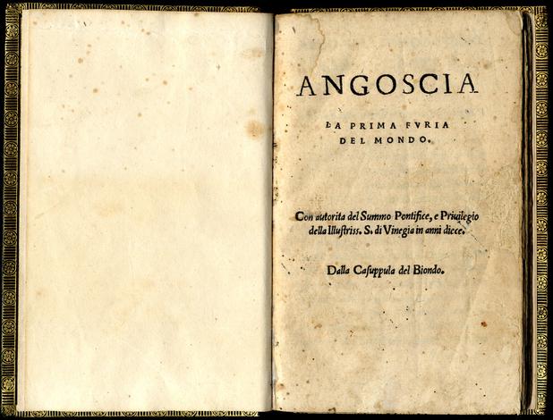 <strong>Angoscia.</strong> La prima furia del mondo