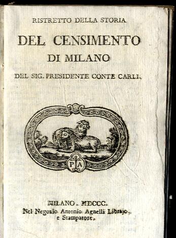 <strong>Ristretto della storia del censimento di Milano</strong>