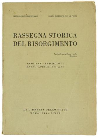 <strong>RASSEGNA STORICA DEL RISORGIMENTO</strong>