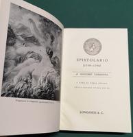 <strong>Epistolario 1759- 1798 di Giacomo Casanova. </strong>N. 23 della collana ''I CENTO LIBRI DI LONGANESI''