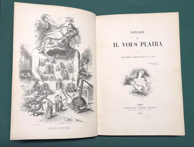 <strong>Voyage où il vous plaira. </strong>Par Tony Johannot, Alfred De Musset et P.-J. Stahl. 